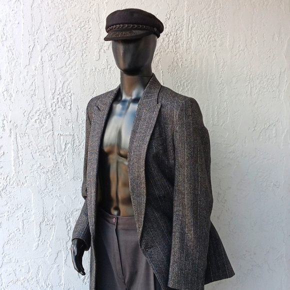 Men's Vintage Hand Tailored Pure Wool Luxury Fabric Men's Double Breasted Blazer